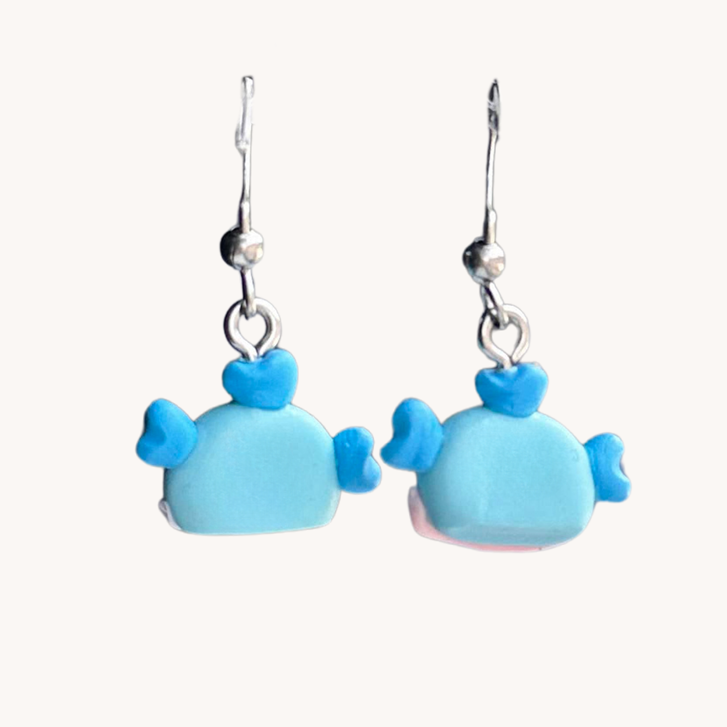 Blue Charming Fish Dangle Earrings