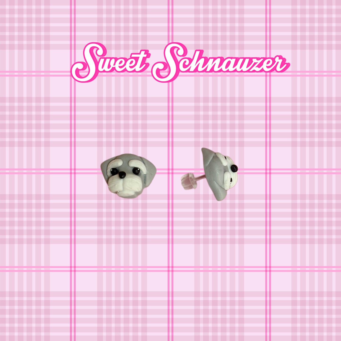 Sweet Schnauzer Stud Earrings