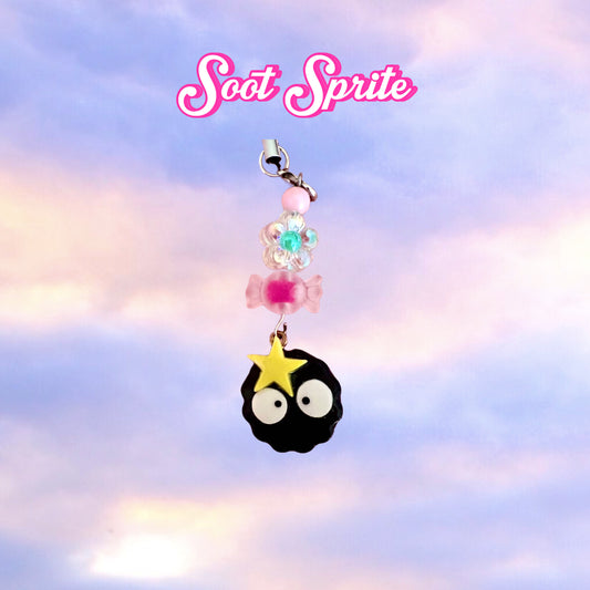 Soot Sprite Phone Charm