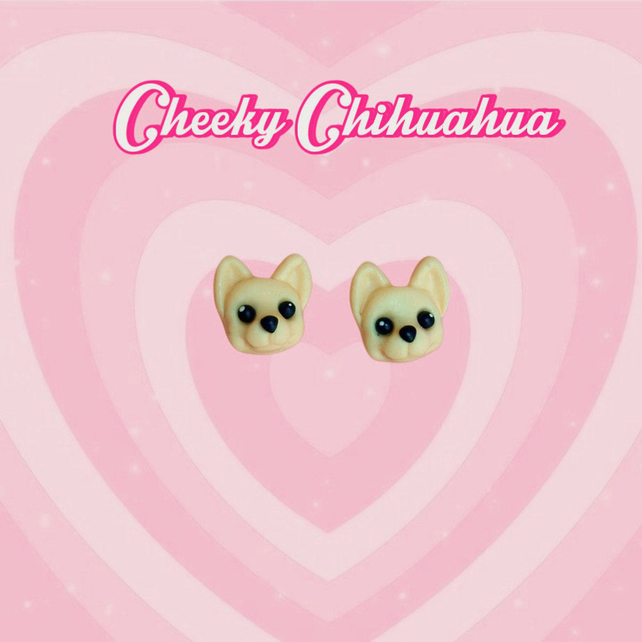Cheeky Chihuahua Stud Earrings