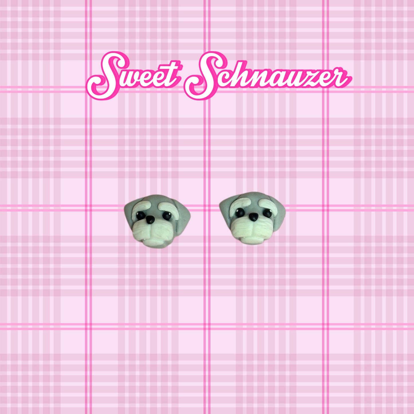 Sweet Schnauzer Stud Earrings
