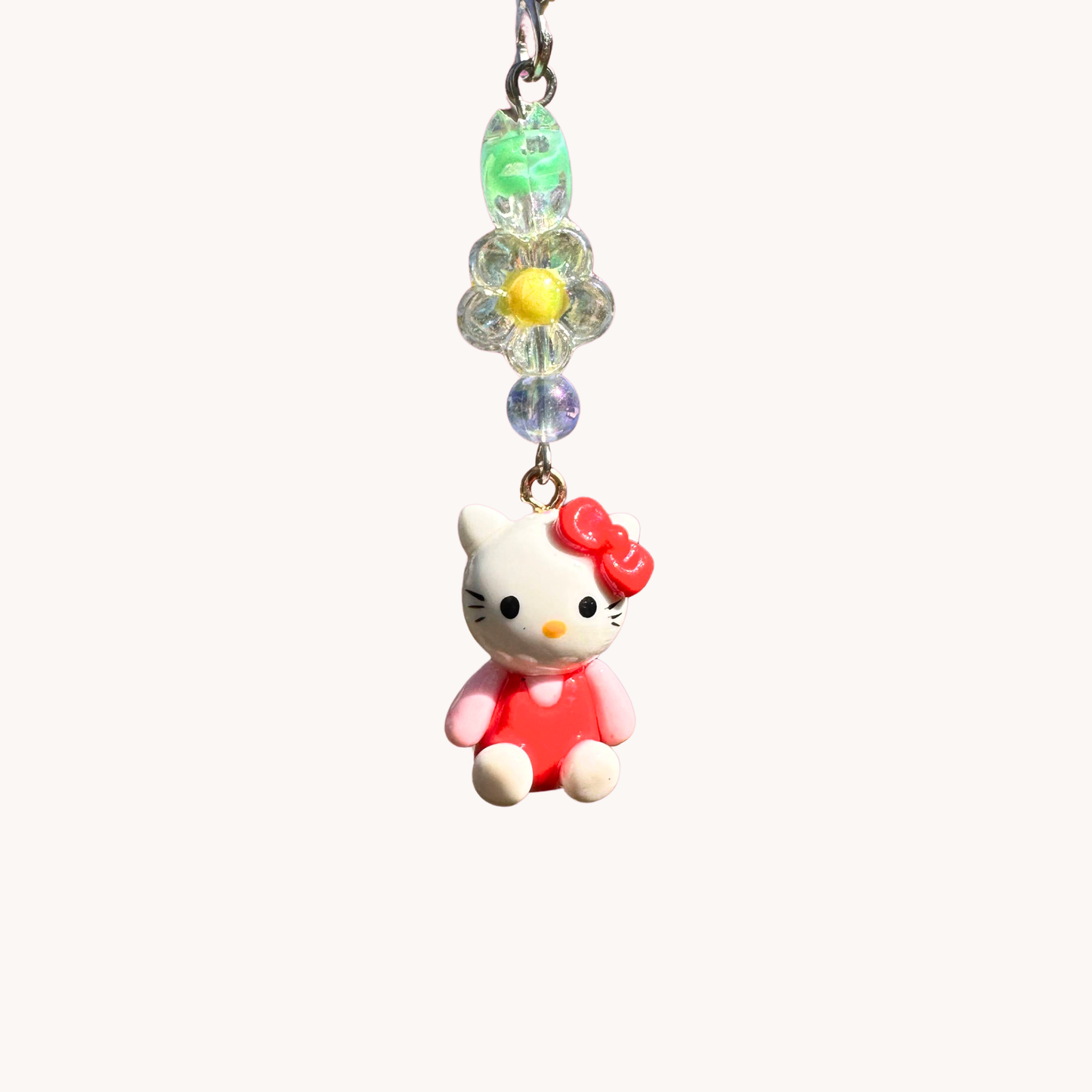 Handmade cute polymer clay hello kitty phone charm