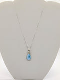 Larimar in Sterling Silver 18" necklace