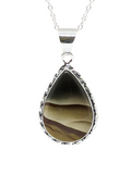 Picture Jasper pendant in Sterling Silver